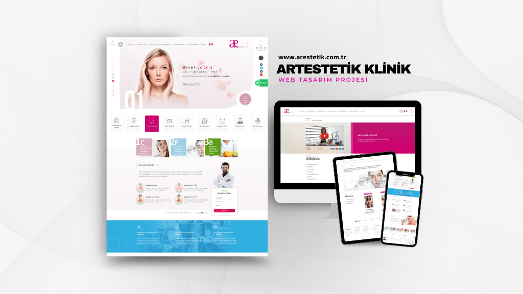 arestetik klinik web tasarim sunum