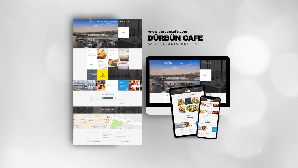 durbun cafe web tasarim sunum