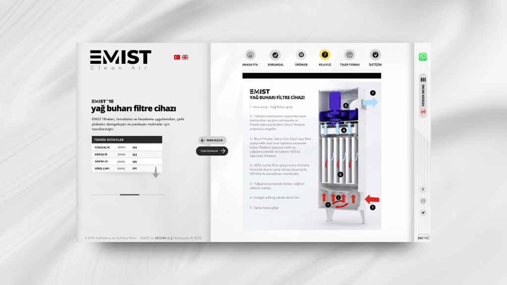 Emist Kullanma Kılavuzu Web Tasarımı