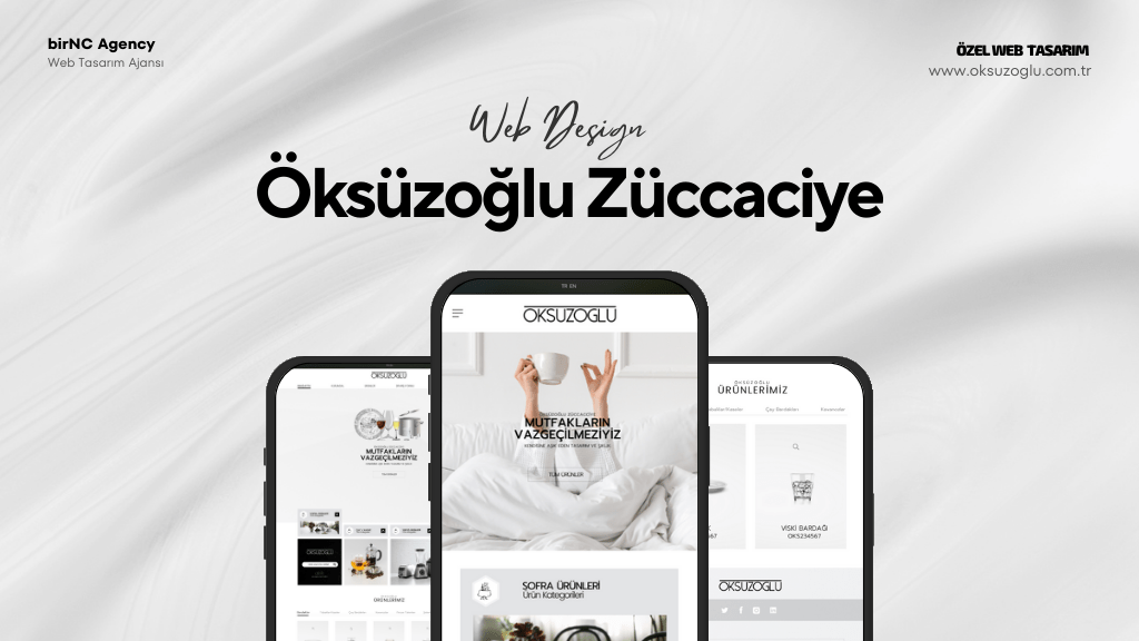 Öksüzoğlu Züccaciye Web Sitesi Sunum Kapak