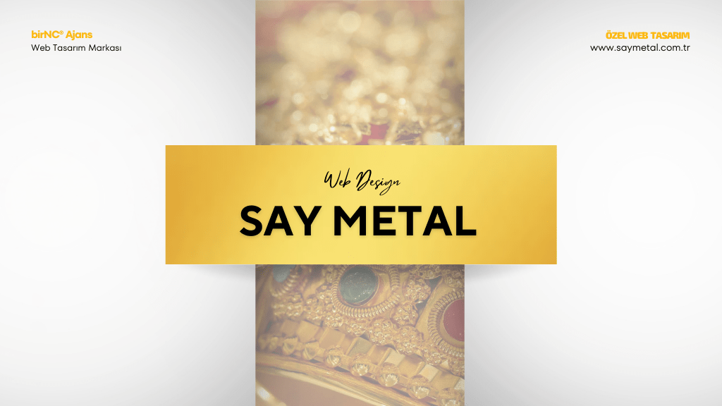 Say Metal Web Tasarım Sunum Kapak