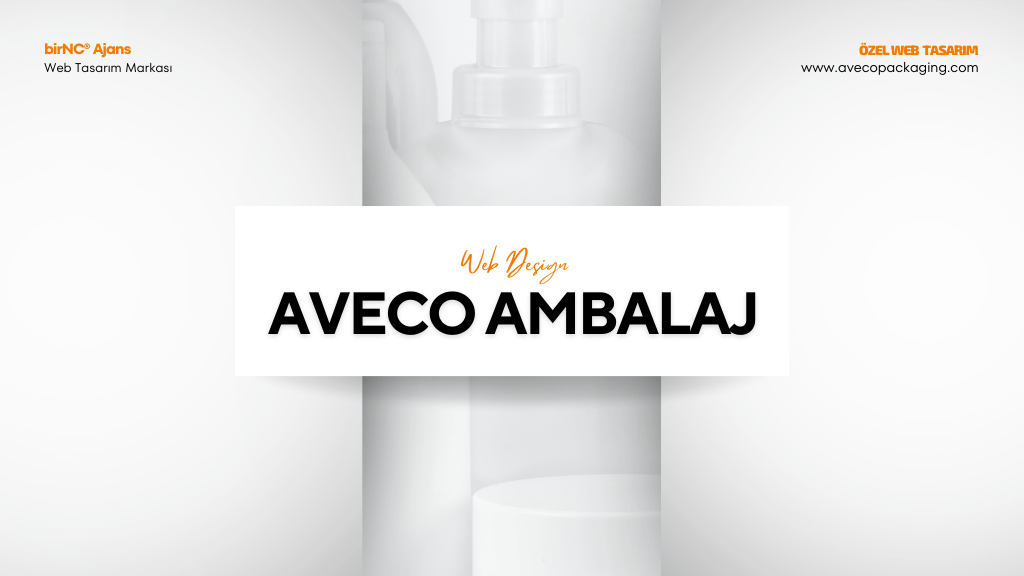 Aveco Ambalaj Web Tasarım Sunum Kapak