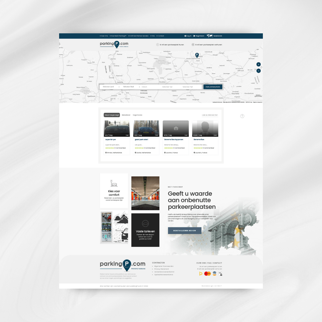Parkingp Web Tasarım Anasayfa