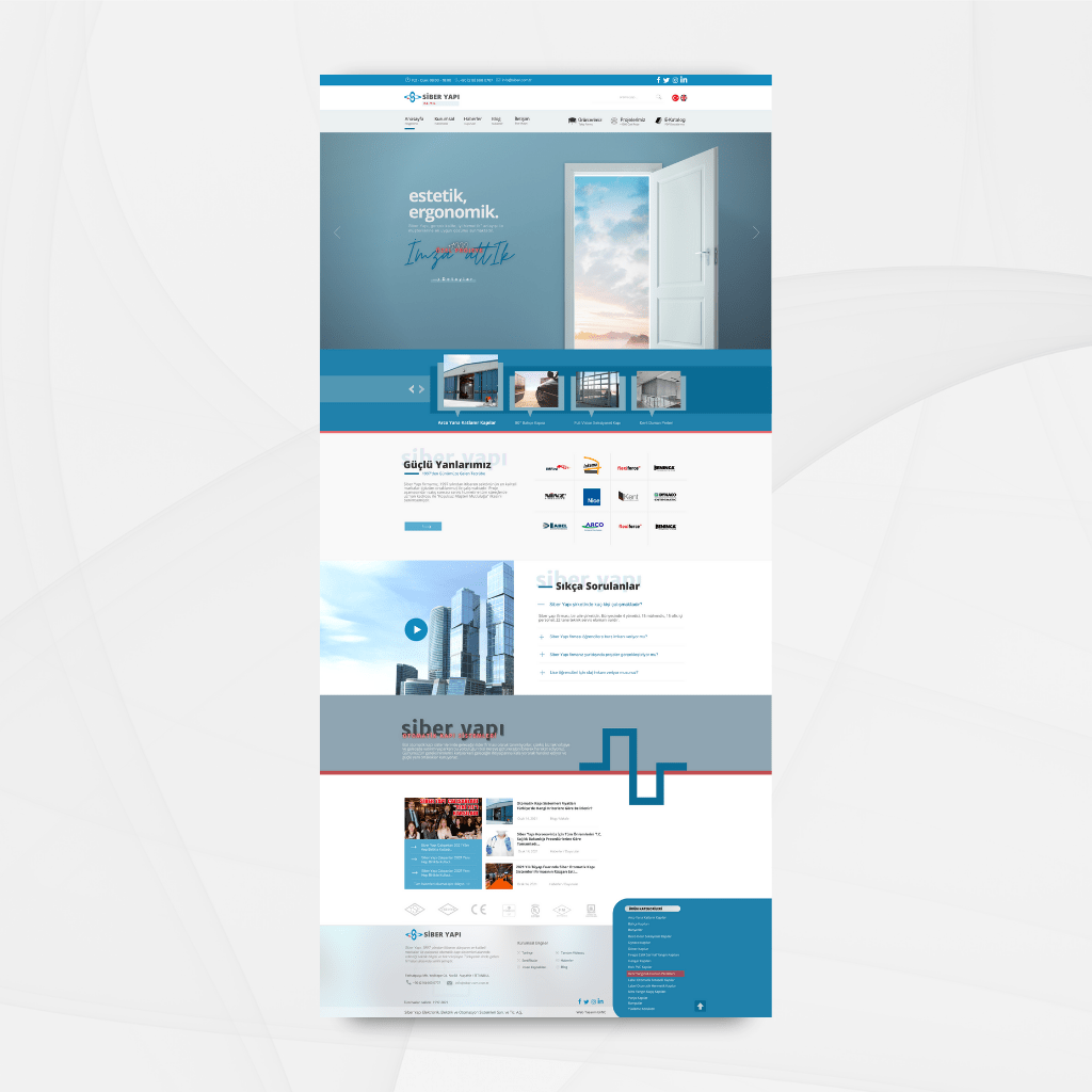 Siber Yapı Anasayfa Web Tasarım