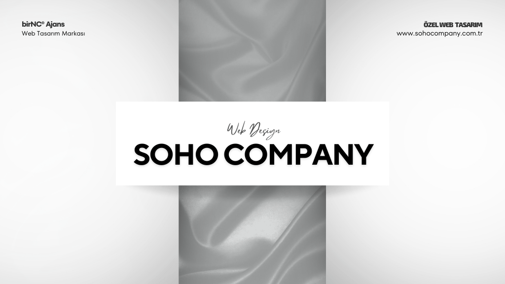 Soho Company Web Sitesi Sunum Kapak