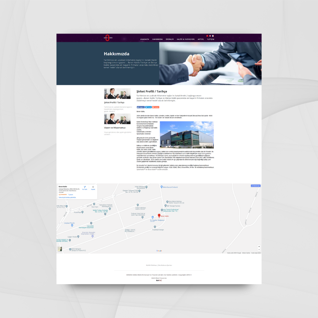 Spiral Kablo Web Tasarım Kurumsal
