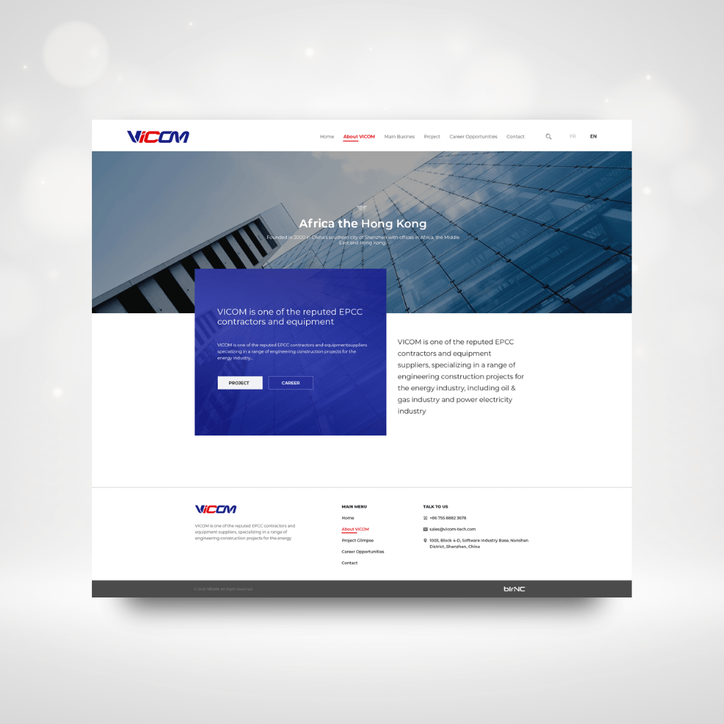 Vicom Energy Kurumsal Web Tasarımı