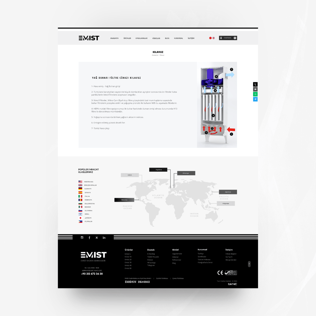 Emist Kilavuz Web Sitesi Tasarımı