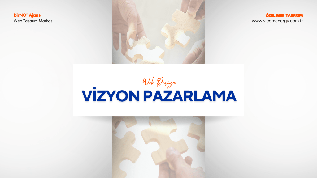 Vizyon Pazarlama Web Sitesi Sunum Kapak