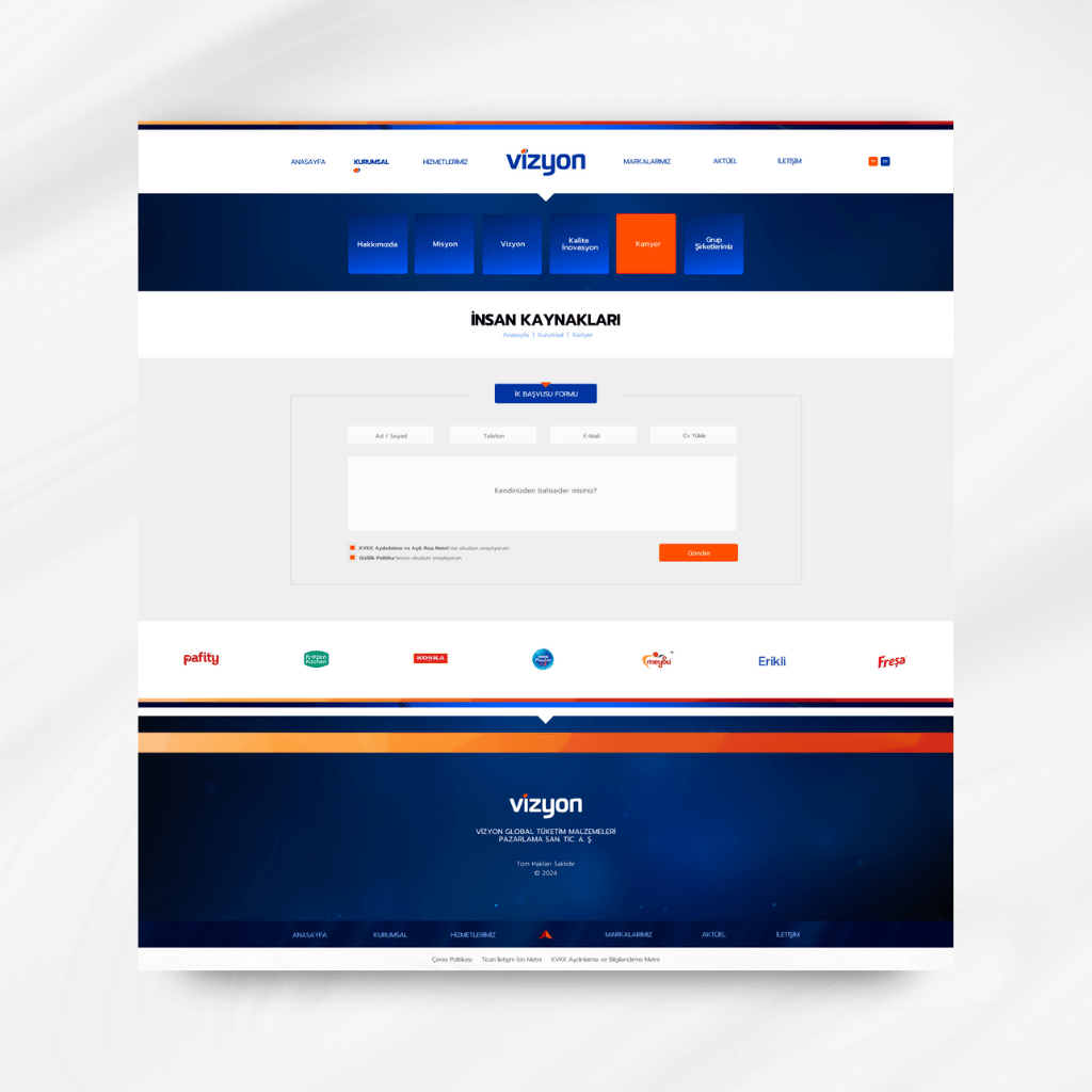 Vizyon Pazarlama İnsan Kaynakları Web Tasarımı
